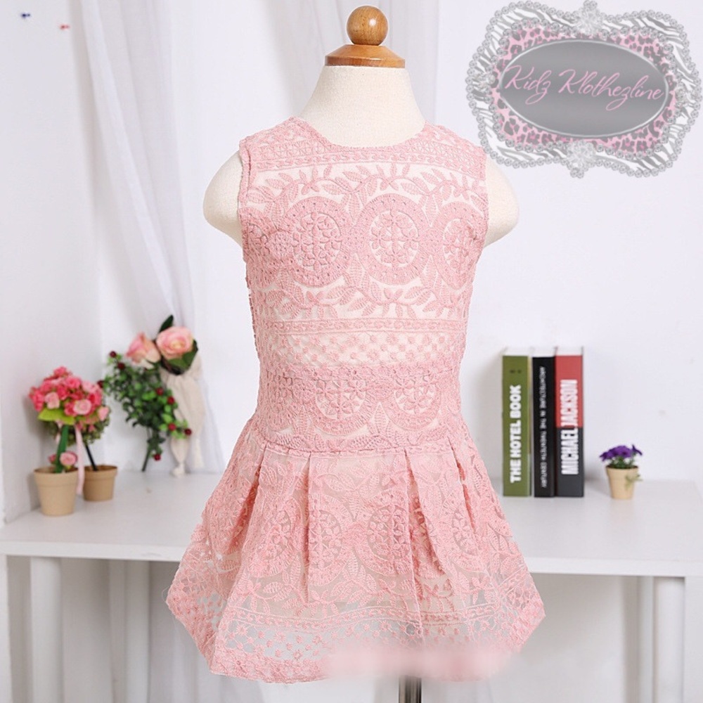 GIRLS DRESS PINK